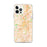 Custom Atlanta Georgia Map iPhone 12 Pro Max Phone Case in Watercolor