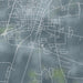Atlanta Texas Map Print in Afternoon Style Zoomed In Close Up Showing Details