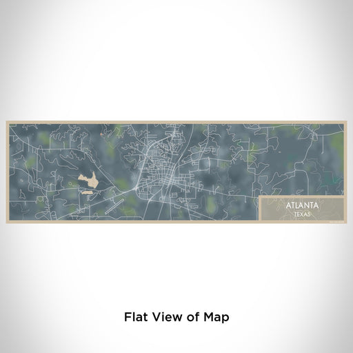 Flat View of Map Custom Atlanta Texas Map Enamel Mug in Afternoon