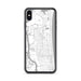 Custom iPhone XS Max Atlantic Beach Florida Map Phone Case in Classic