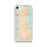Custom iPhone SE Atlantic Beach Florida Map Phone Case in Watercolor