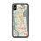 Custom iPhone XS Max Atlantic Beach Florida Map Phone Case in Woodblock