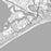 Atlantic City New Jersey Map Print in Classic Style Zoomed In Close Up Showing Details