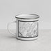 Left View Custom Atlantic City New Jersey Map Enamel Mug in Classic