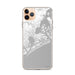 Custom iPhone 11 Pro Max Atlantic City New Jersey Map Phone Case in Classic