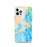 Custom iPhone 12 Pro Atlantic City New Jersey Map Phone Case in Watercolor