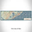 Flat View of Map Custom Atlantic City New Jersey Map Enamel Mug in Woodblock