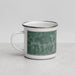 Left View Custom Auburn Alabama Map Enamel Mug in Afternoon