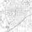 Auburn Alabama Map Print in Classic Style Zoomed In Close Up Showing Details