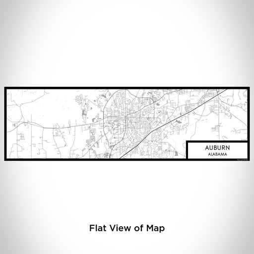 Flat View of Map Custom Auburn Alabama Map Enamel Mug in Classic