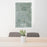 24x36 Aurora Colorado Map Print Portrait Orientation in Afternoon Style Behind 2 Chairs Table and Potted Plant