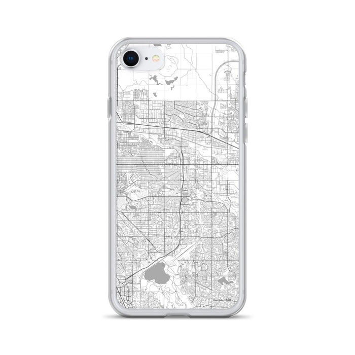 Custom Aurora Colorado Map iPhone SE Phone Case in Classic