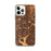 Custom Aurora Colorado Map iPhone 12 Pro Max Phone Case in Ember