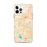 Custom Aurora Colorado Map iPhone 12 Pro Max Phone Case in Watercolor
