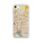 Custom Aurora Colorado Map iPhone SE Phone Case in Woodblock