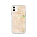 Custom Aurora Illinois Map Phone Case in Watercolor