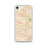 Custom Aurora Illinois Map iPhone SE Phone Case in Watercolor