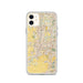 Custom Aurora Illinois Map Phone Case in Woodblock