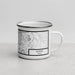 Right View Custom Austin Texas Map Enamel Mug in Classic