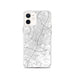 Custom Austin Texas Map iPhone 12 Phone Case in Classic
