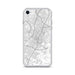 Custom Austin Texas Map iPhone SE Phone Case in Classic