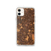 Custom Austin Texas Map Phone Case in Ember