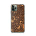 Custom Austin Texas Map Phone Case in Ember