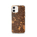 Custom Austin Texas Map iPhone 12 Phone Case in Ember