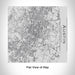 Rendered View of Austin Texas Map Engraving on 17oz Stainless Steel Insulated Tumbler