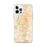 Custom Austin Texas Map iPhone 12 Pro Max Phone Case in Watercolor