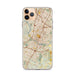 Custom Austin Texas Map Phone Case in Woodblock