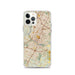 Custom Austin Texas Map iPhone 12 Pro Phone Case in Woodblock