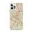 Custom Austin Texas Map iPhone 12 Pro Max Phone Case in Woodblock