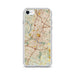 Custom Austin Texas Map iPhone SE Phone Case in Woodblock