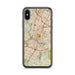 Custom Austin Texas Map Phone Case in Woodblock