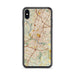 Custom Austin Texas Map Phone Case in Woodblock