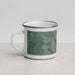 Left View Custom Autaugaville Alabama Map Enamel Mug in Afternoon