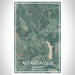 Autaugaville Alabama Map Print Portrait Orientation in Afternoon Style With Shaded Background