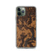 Custom iPhone 11 Pro Autaugaville Alabama Map Phone Case in Ember