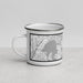 Left View Custom Avalon New Jersey Map Enamel Mug in Classic