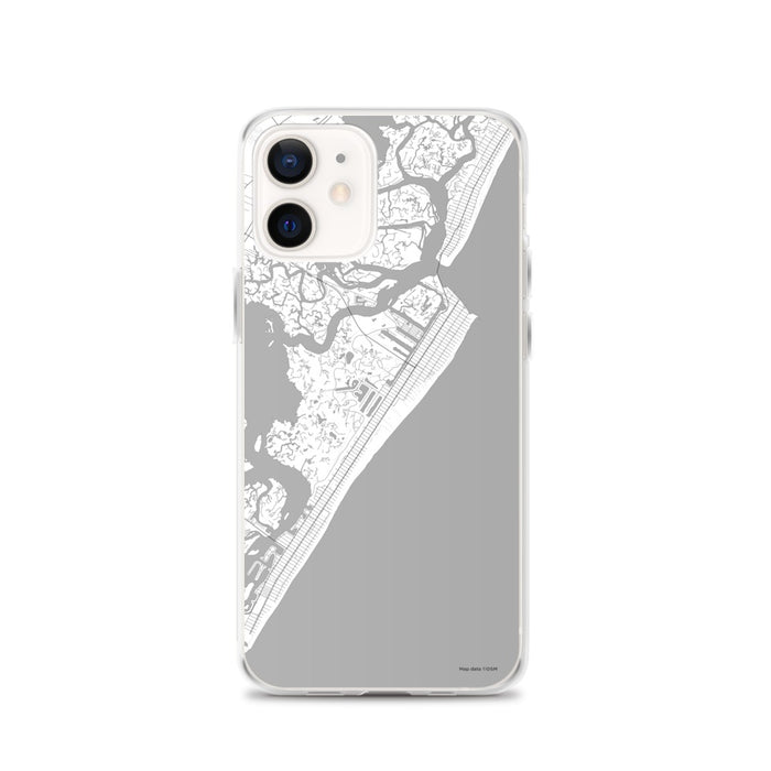 Custom iPhone 12 Avalon New Jersey Map Phone Case in Classic
