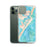 Custom Avalon New Jersey Map Phone Case in Watercolor