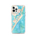 Custom iPhone 12 Pro Avalon New Jersey Map Phone Case in Watercolor