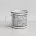 Left View Custom Aventura Florida Map Enamel Mug in Classic