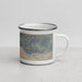 Right View Custom Avila Beach California Map Enamel Mug in Afternoon