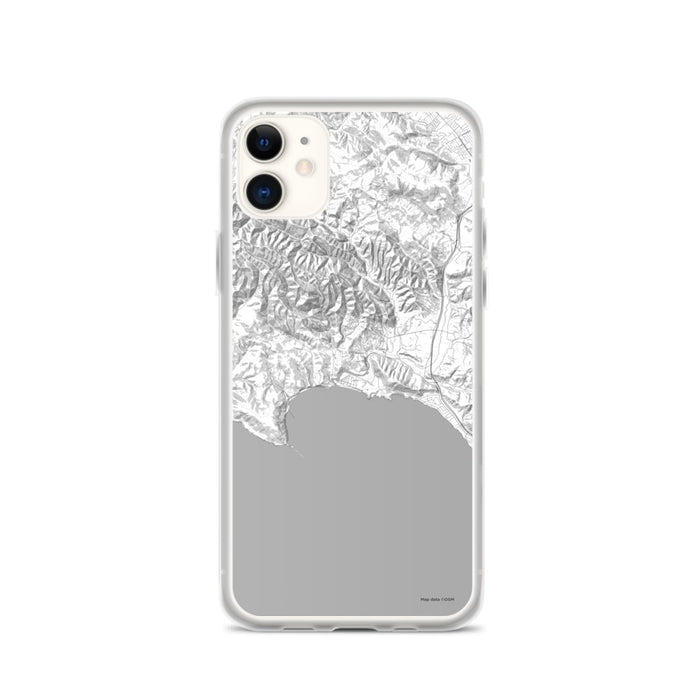 Custom iPhone 11 Avila Beach California Map Phone Case in Classic