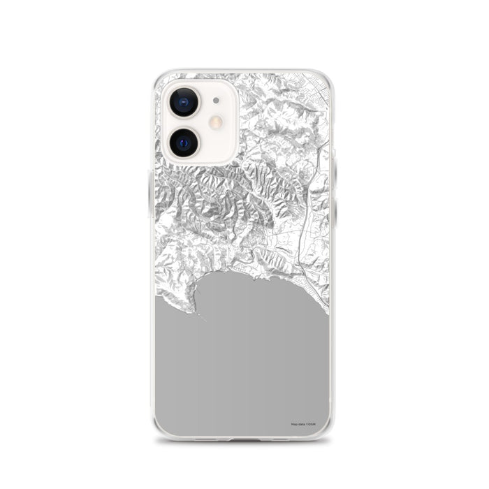 Custom iPhone 12 Avila Beach California Map Phone Case in Classic