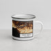 Right View Custom Avila Beach California Map Enamel Mug in Ember