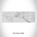 Rendered View of Avila Beach California Map Engraving on 10oz Stainless Steel Insulated Cup with Sipping Lid