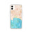 Custom iPhone 11 Avila Beach California Map Phone Case in Watercolor